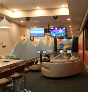 bowling alley in your house